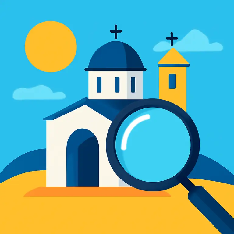 Загадочный монастырь - обложка пазла