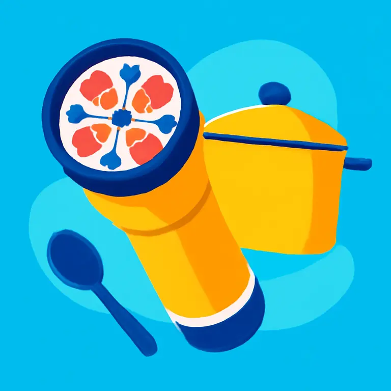 Кухонный калейдоскоп - обложка пазла