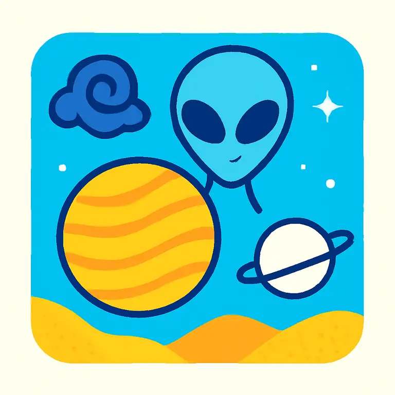 Странная планета - обложка пазла