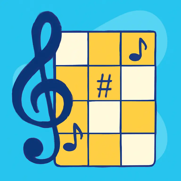 Музыкальный шифр - обложка пазла