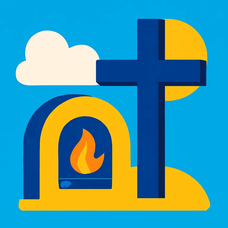 Очаг и Крест - обложка пазла