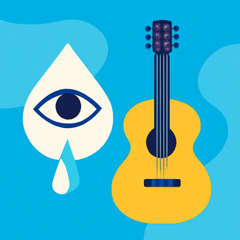 Слезы и гитары - обложка пазла