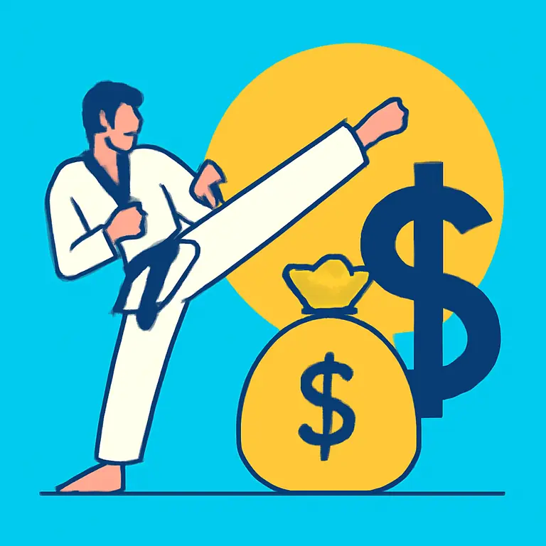 Тэквондо и Миллиардер - обложка пазла