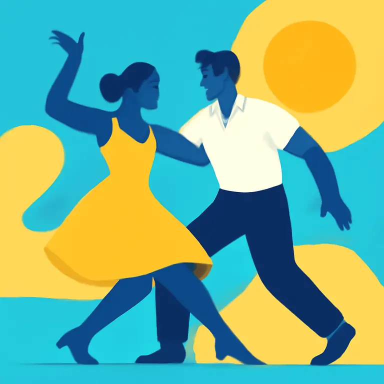 Танцы и Жара - обложка пазла