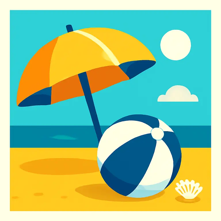 Пляжный глас - обложка пазла