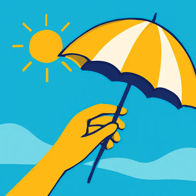 Летний жест - обложка пазла