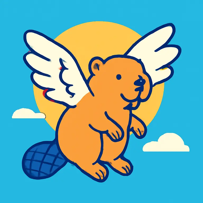 Летучий бобр - обложка пазла