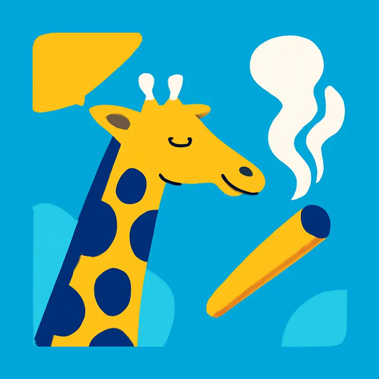 Жираф и кайф - обложка пазла