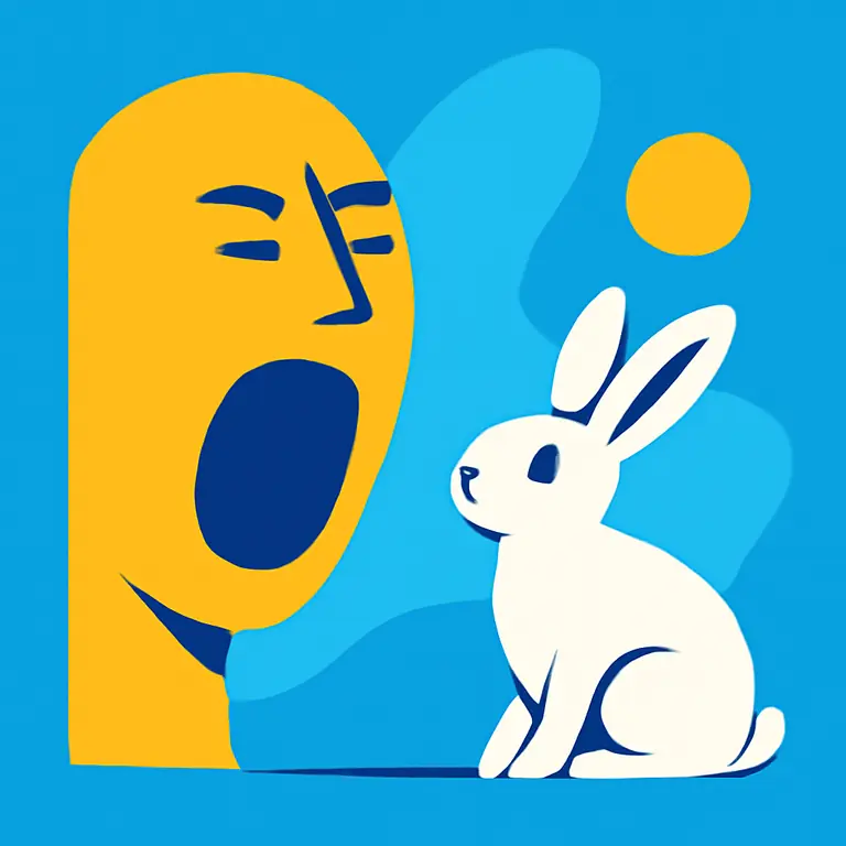 Крик и Кролик - обложка пазла