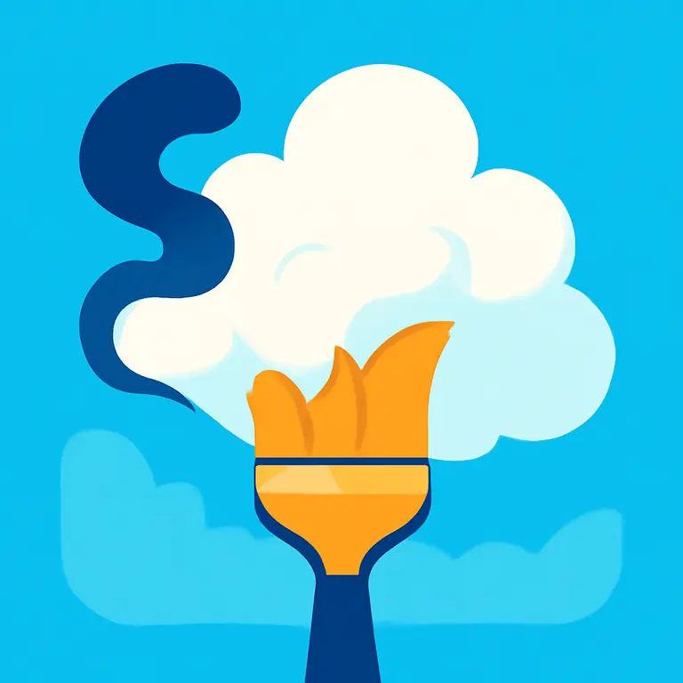 Туман и Кисть - обложка пазла