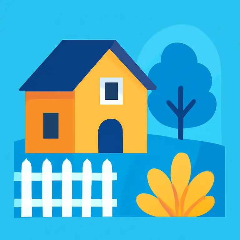 Двор Фермерство - обложка пазла