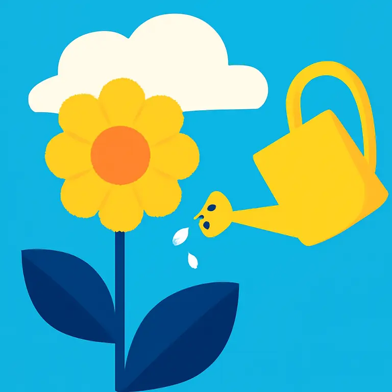 Яркий сад - обложка пазла