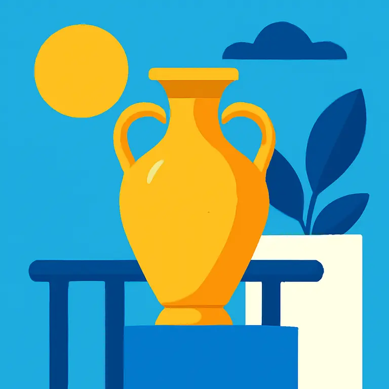 Балконная Амфора - обложка пазла