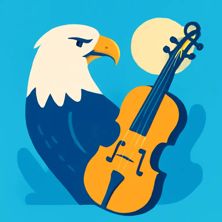 Орёл и Скрипка - обложка пазла