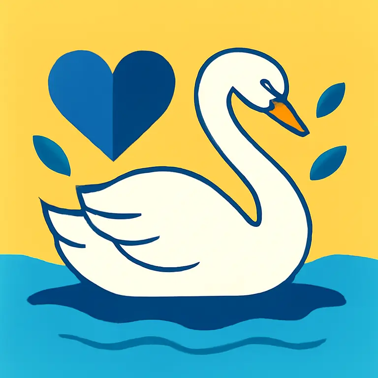 Лебединая радость - обложка пазла