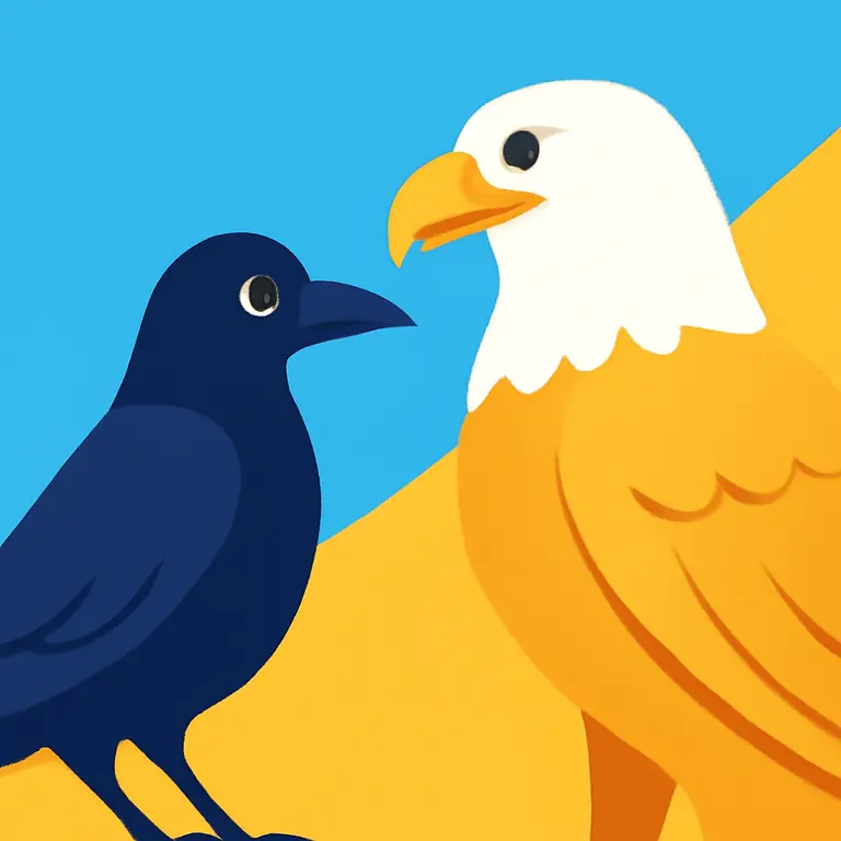 Ворона и Орёл - обложка пазла