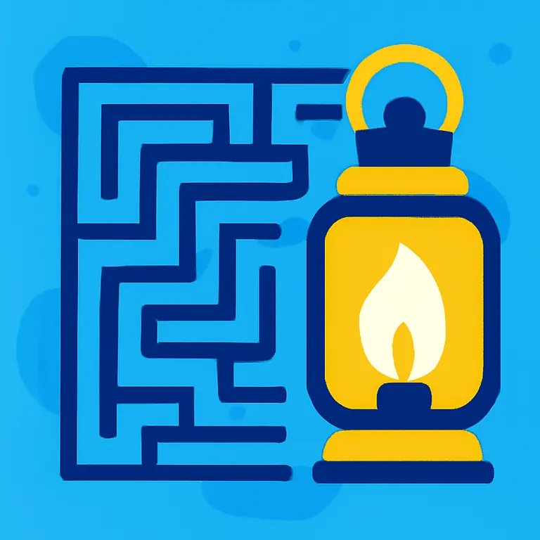 Темный Лабиринт - обложка пазла