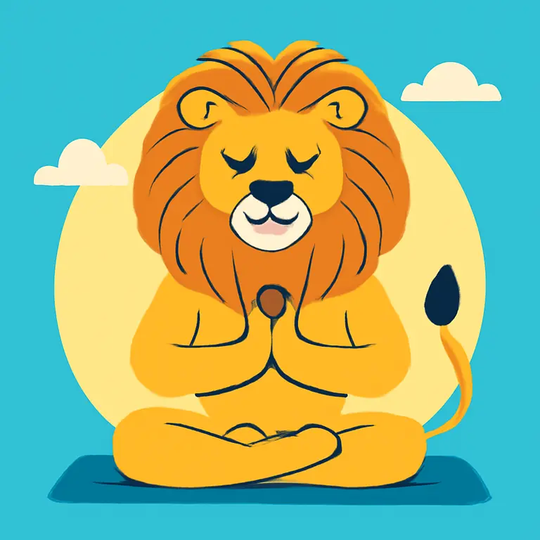 Львиная йога - обложка пазла