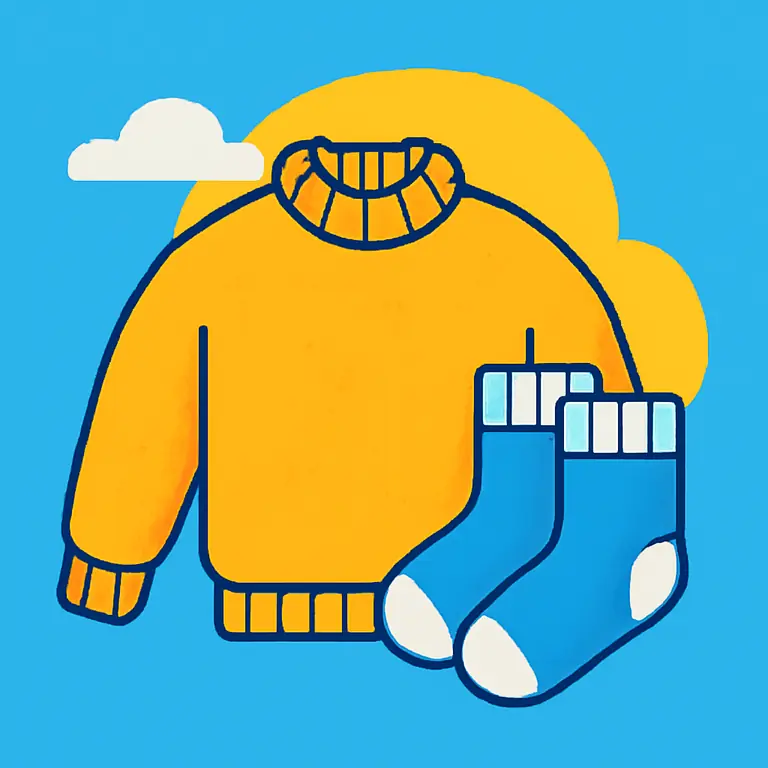 Теплый гардероб - обложка пазла