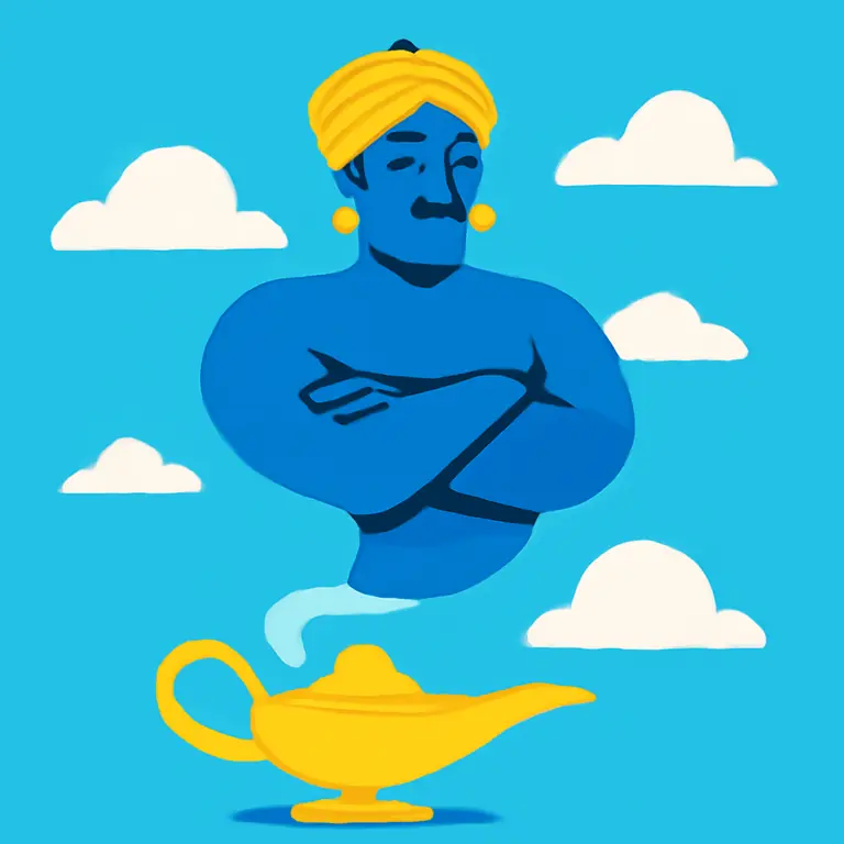 Небесный Джинн - обложка пазла