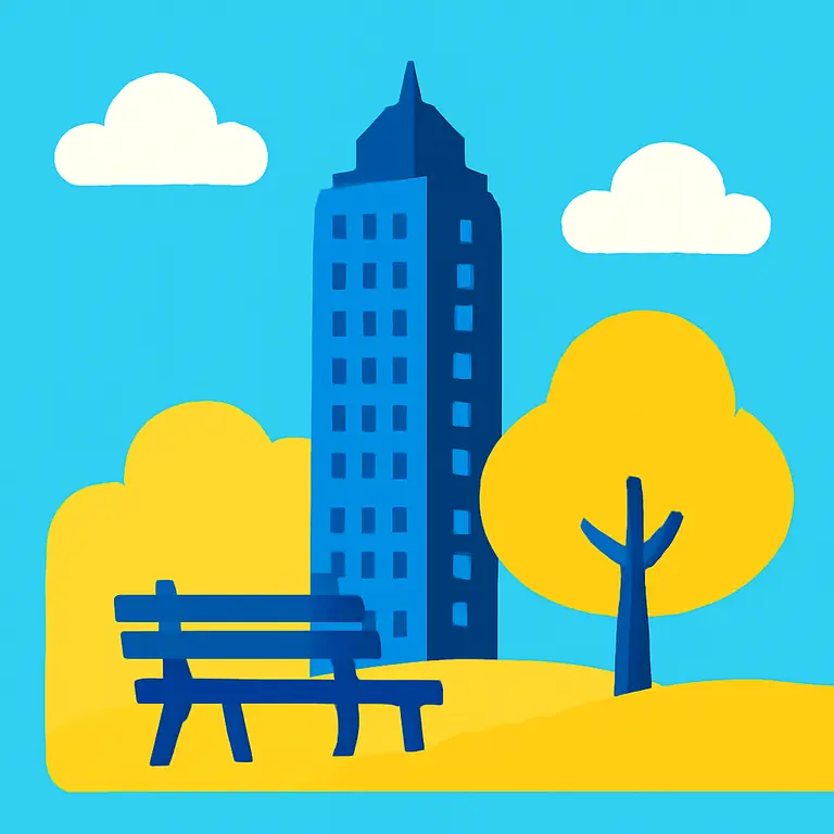 Небоскрёб Парк - обложка пазла