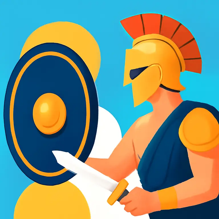 Гладиаторский бой - обложка пазла