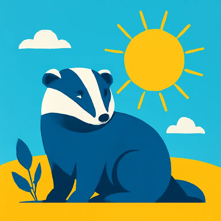 Солнечный Барсук - обложка пазла