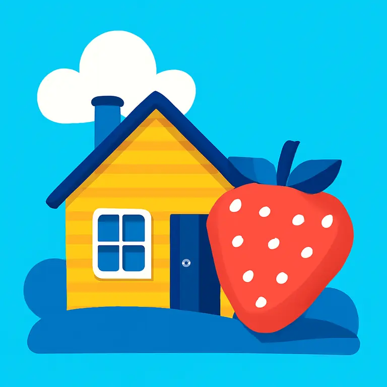 Дача и лакомства - обложка пазла