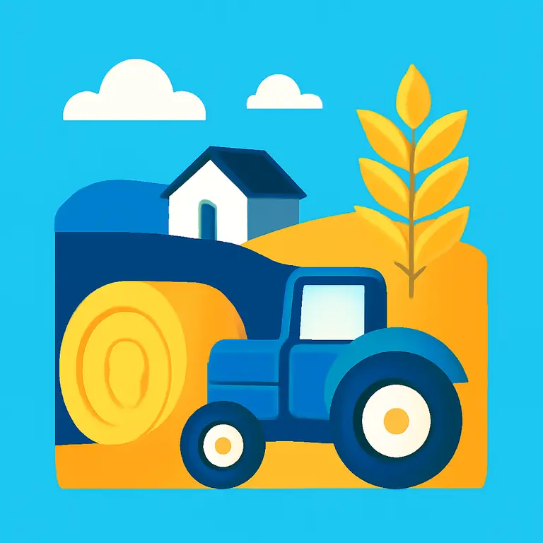 Сельская жизнь - обложка пазла