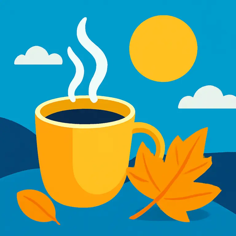 Осенний вечер - обложка пазла