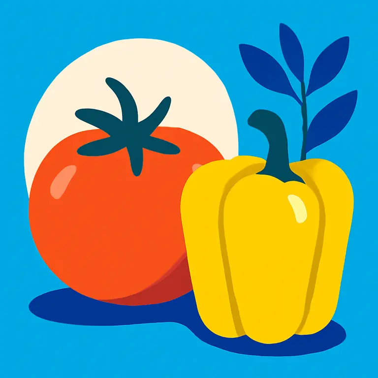 Овощные вечера - обложка пазла