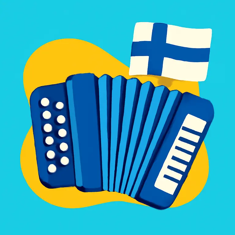 Финский аккордеон - обложка пазла