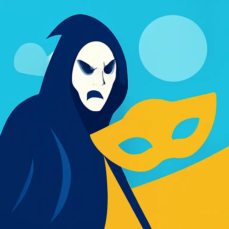 Проклятие и маска - обложка пазла