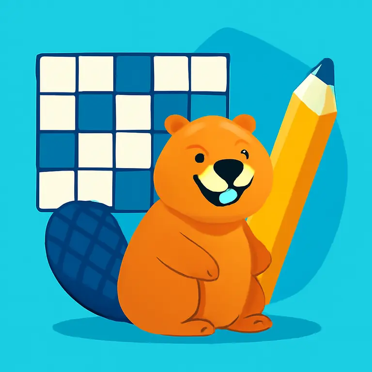 Веселый Бобёр - обложка пазла