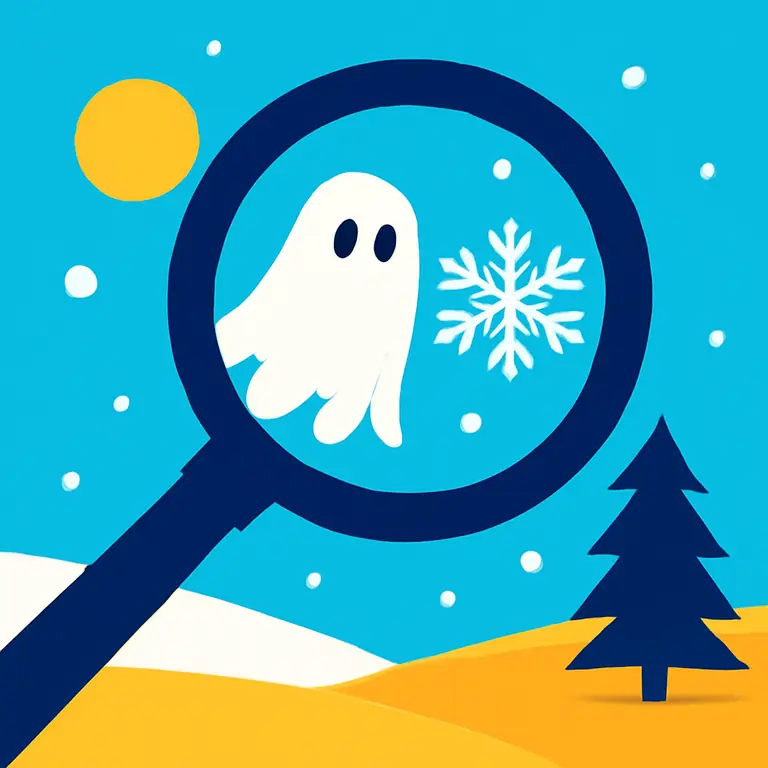 Зимняя тайна - обложка пазла