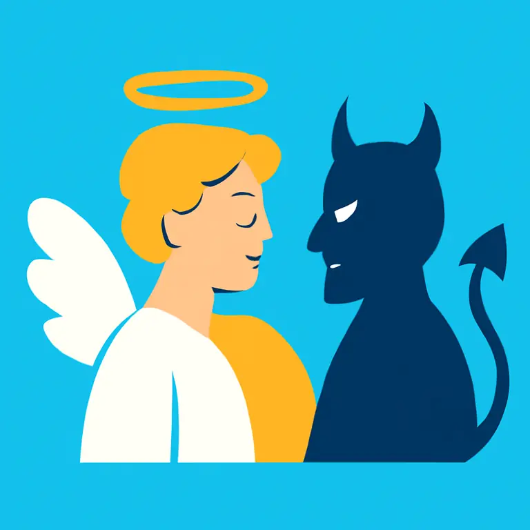 Ангел и враги - обложка пазла