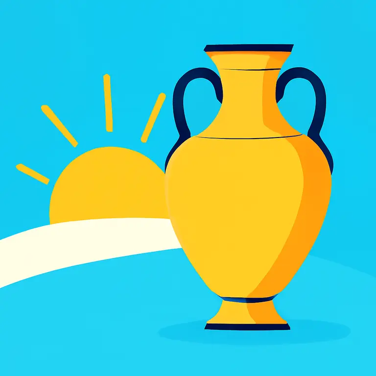 Утро и Амфора - обложка пазла