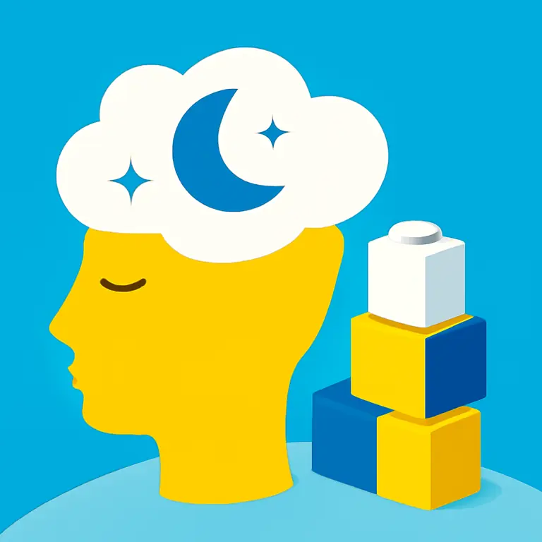 Мечты и Блоки - обложка пазла