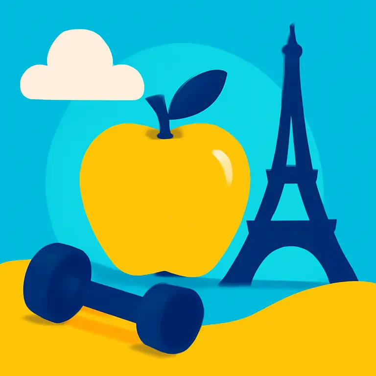 Здоровый Париж - обложка пазла