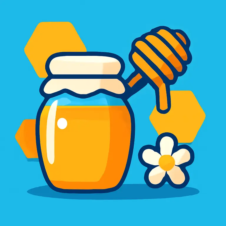 Медовый фон - обложка пазла