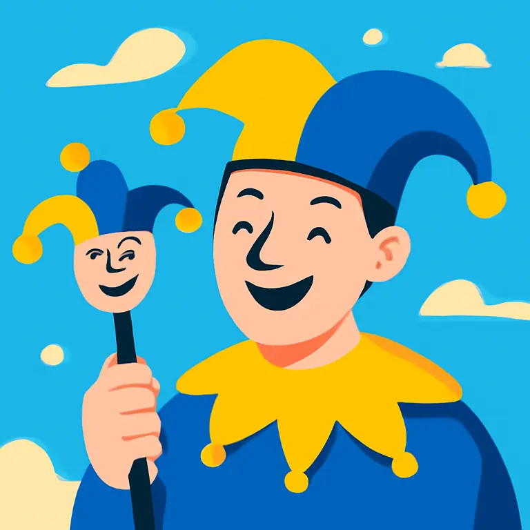 Весёлый Джокер - обложка пазла