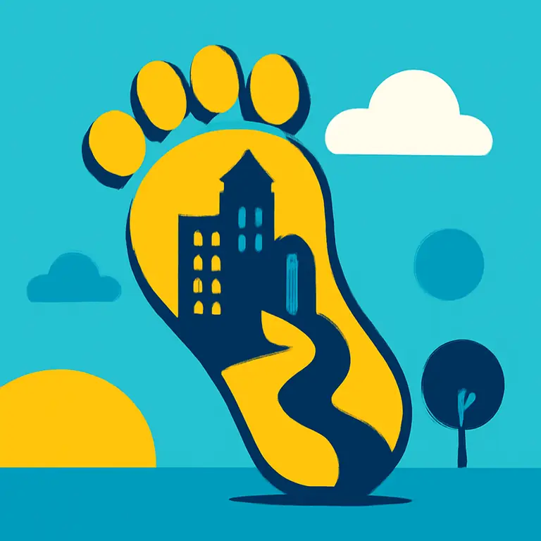 Городские следы - обложка пазла