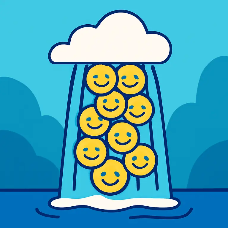 Водопад Улыбок - обложка пазла