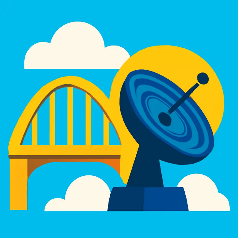 Мост и Радар - обложка пазла