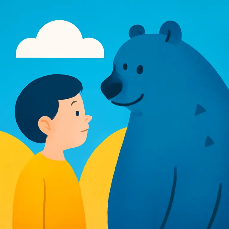 Тихон и зверюга - обложка пазла