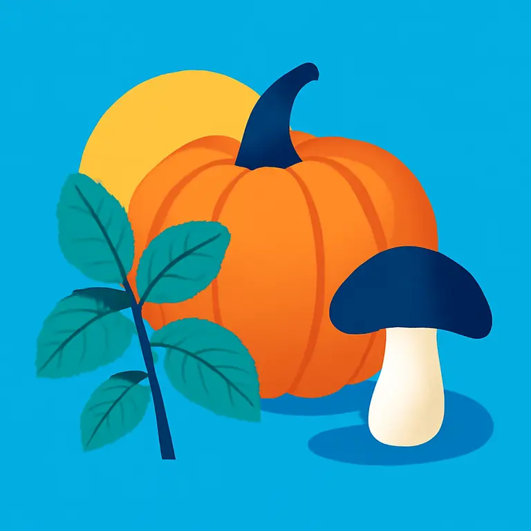 Тыква Мята Гриб - обложка пазла