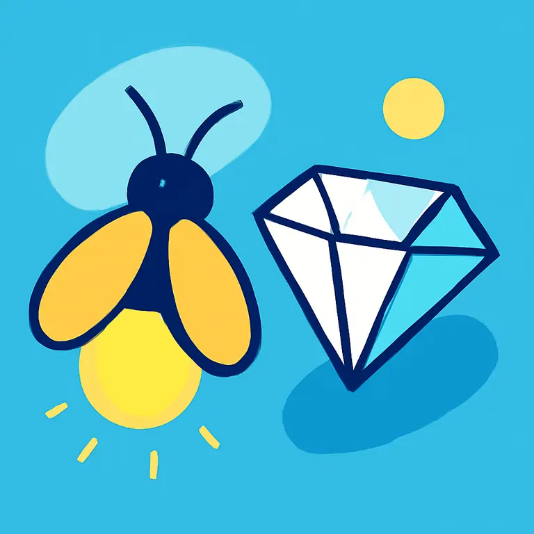 Светлячки и алмазы - обложка пазла