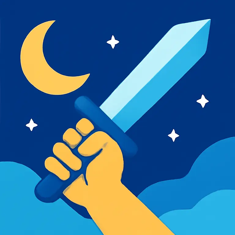 Ночная битва - обложка пазла