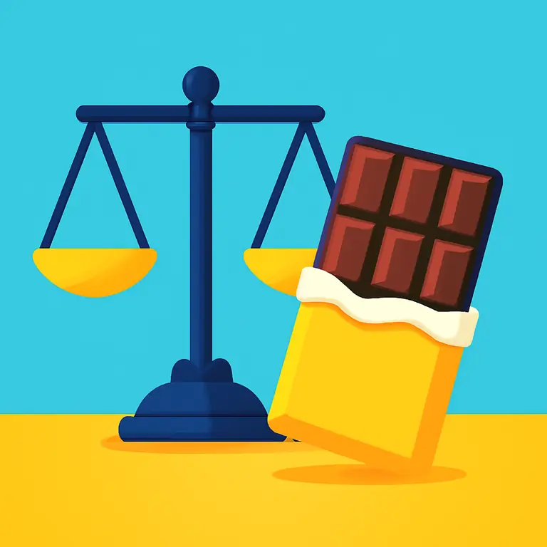 Правосудие и Шоколад - обложка пазла