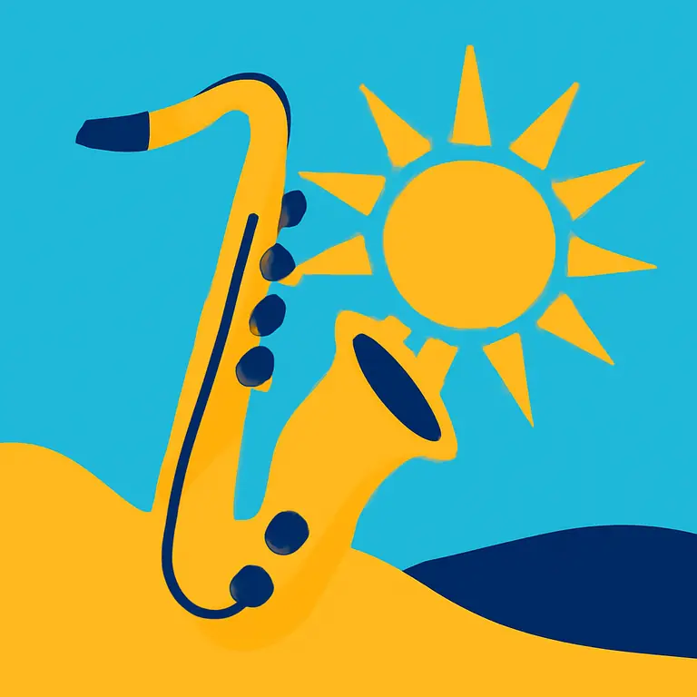 Летний Джаз - обложка пазла